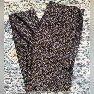Vintage Allison Taylor Floral Brocade Pants